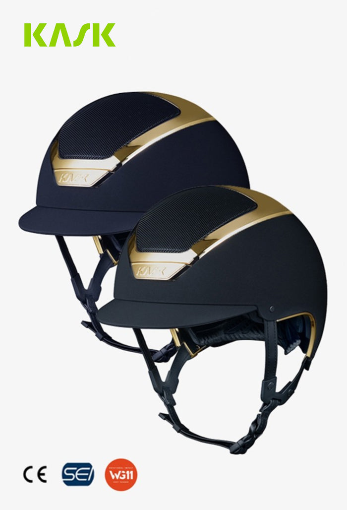 KASK - Helm Dogma Chrome Goldener Rahmen