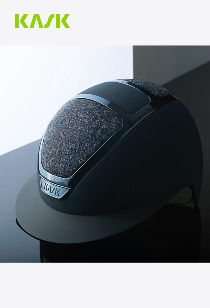 KASK - Reithelm Star Lady Chrome Crystals Midnight
