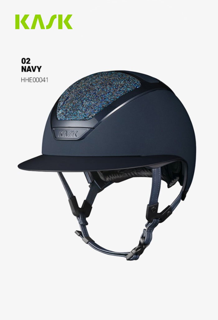KASK - Reithelm Star Lady Chrome Crystals Midnight