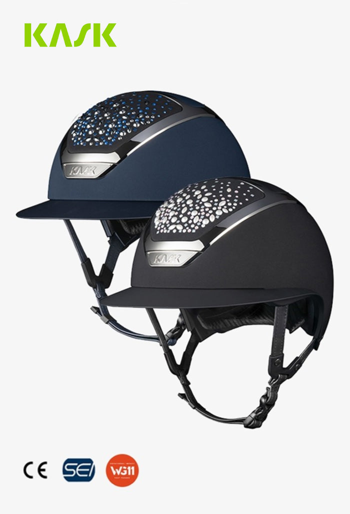 KASK - Helm Star Lady Chrome Crystals Pearls