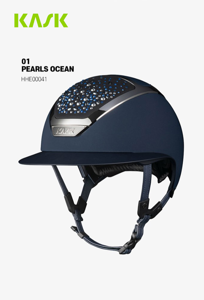 KASK - Helm Star Lady Chrome Crystals Pearls