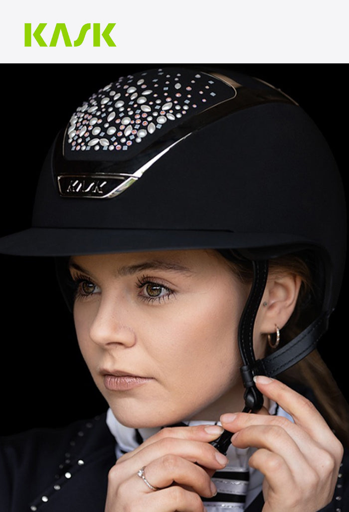 KASK - Helm Star Lady Chrome Crystals Pearls