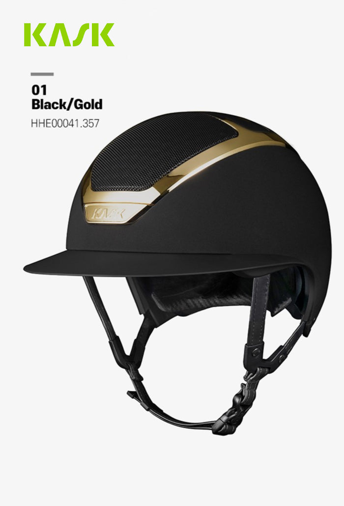 KASK - Reithelm Star Lady Chrome Golden Frame