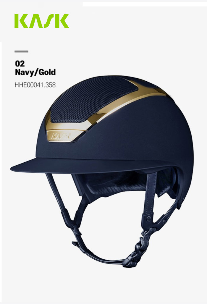 KASK - Reithelm Star Lady Chrome Golden Frame