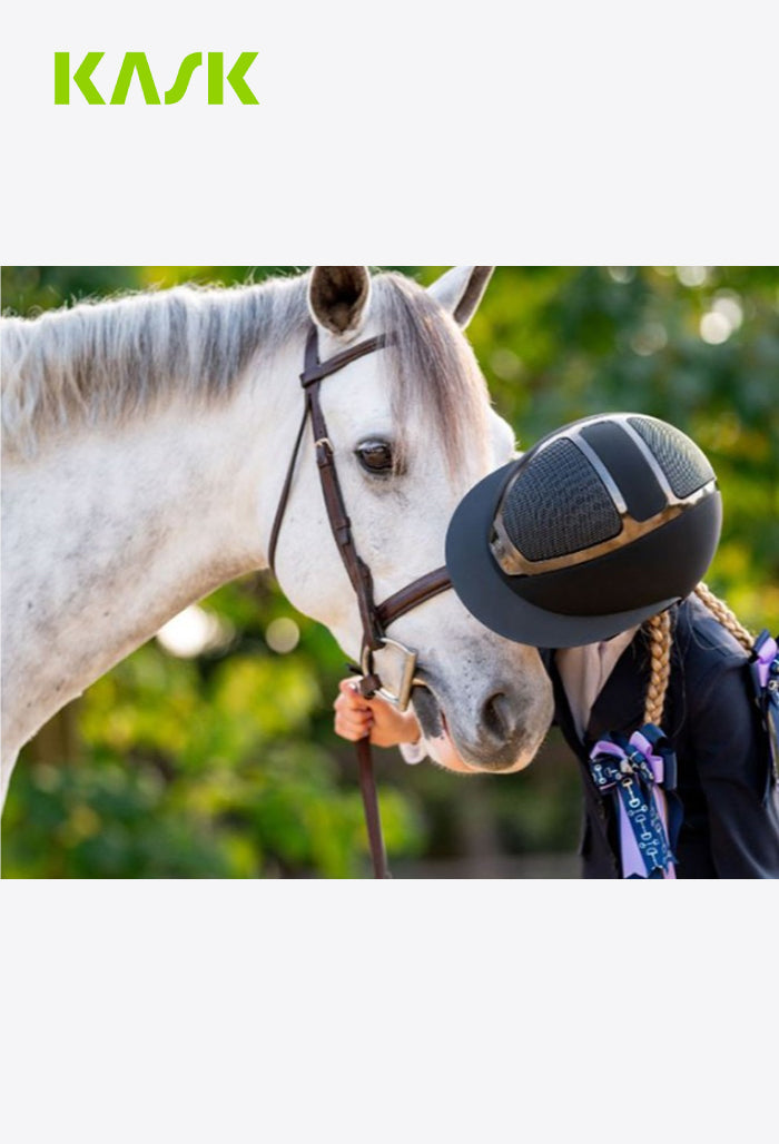 KASK - Reithelm Star Lady Chrome Ton-in-Ton-Rahmen
