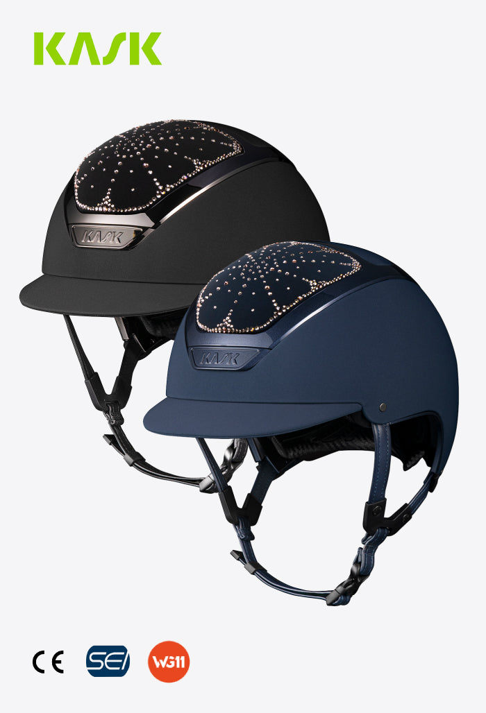 KASK - Helmet Dogma Chrome Swarovski Riviera Diamond