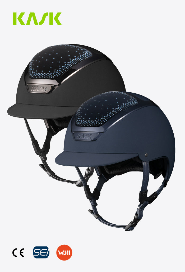 KASK - Reithelm Dogma Chrome Swarovski In-Out