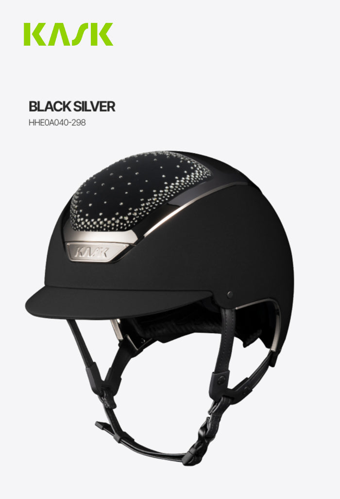 KASK - Reithelm Dogma Chrome Swarovski In-Out