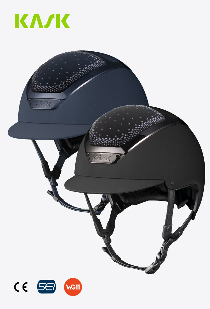 KASK - Reithelm Dogma Chrome Swarovski In-Out