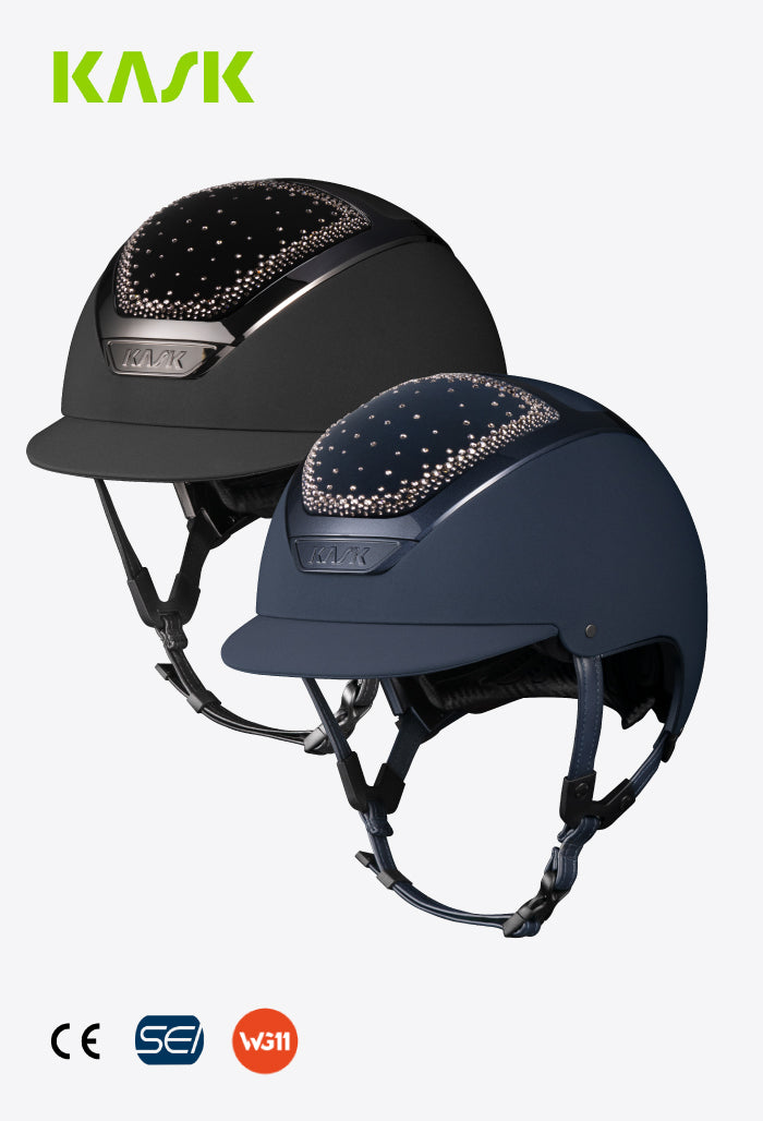 KASK - Reithelm Dogma Chrome Swarovski In-Out