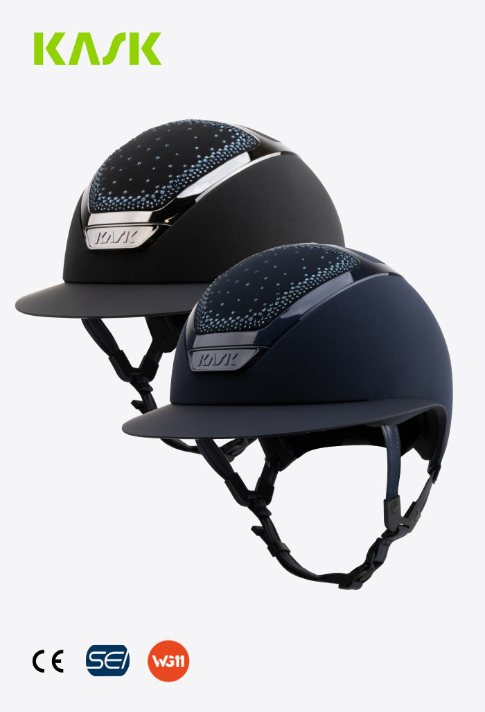 KASK - Helmet Star Lady Chrome Swarovski In-Out