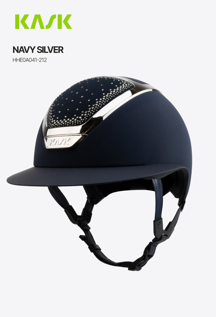 KASK - Helmet Star Lady Chrome Swarovski In-Out
