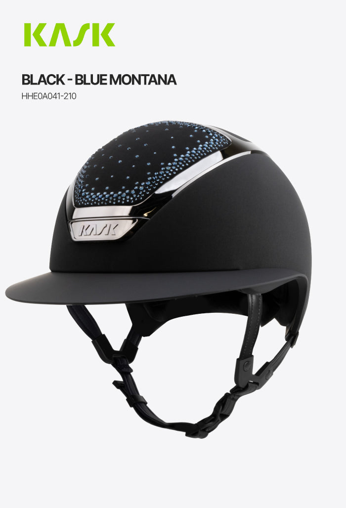 KASK - Helmet Star Lady Chrome Swarovski In-Out