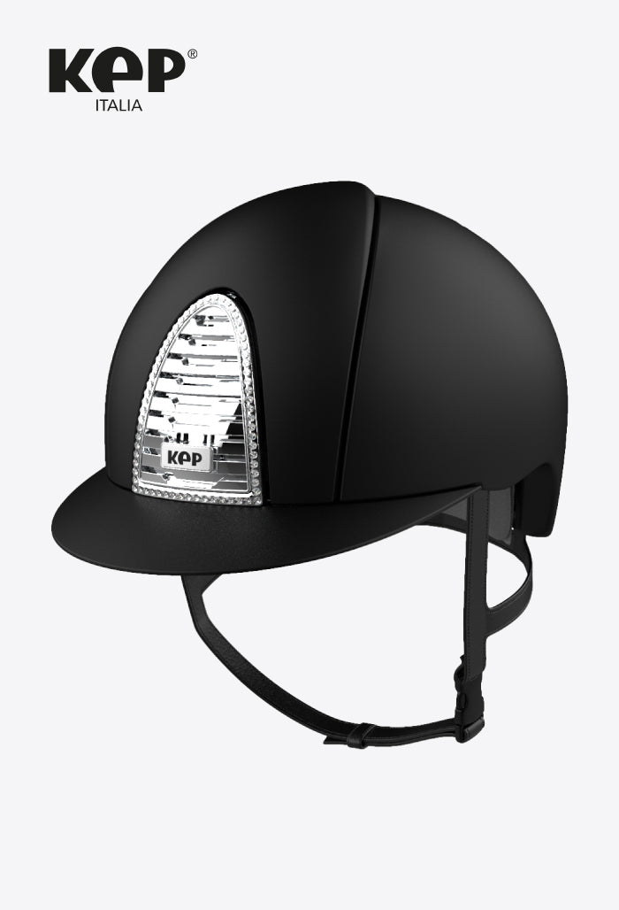 KEP - Helmet Cromo 2.0 Textile Chrome Grid Swarovski