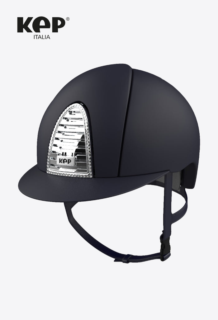 KEP - Helmet Cromo 2.0 Textile Chrome Grid Swarovski