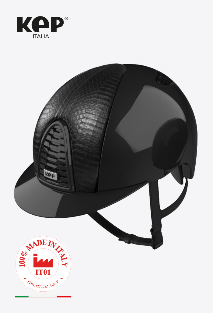 KEP - Helmet Cromo 2.0 Snake Black Front and Rear Panels