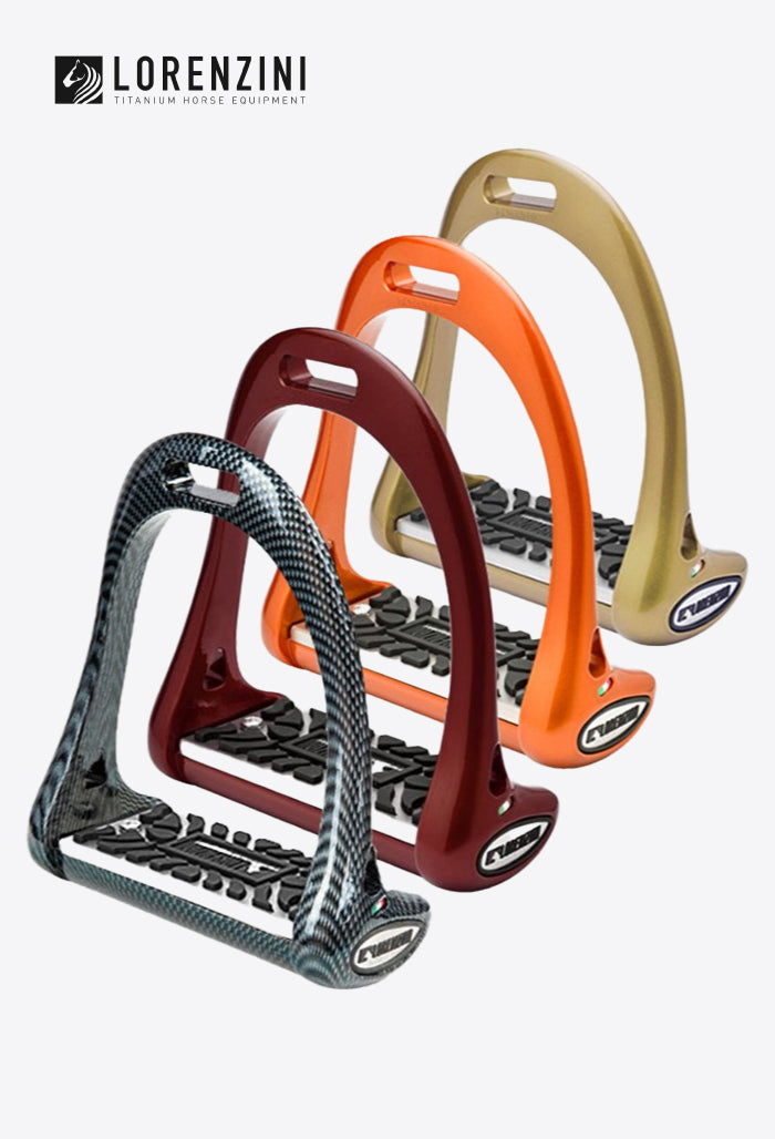 Lorenzini - Steigbügel Set Gummieinlagen 5cm Dressur