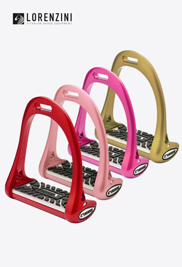 Lorenzini - Steigbügel Set Gummieinlagen 5cm Dressur