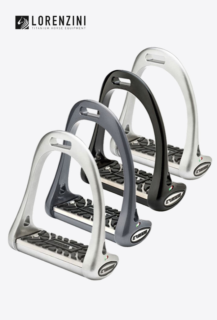 Lorenzini - Steigbügel-Set Gummieinlage 5cm Dressur