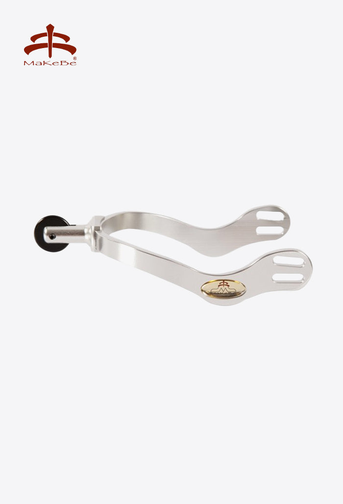 Makebe - Spur with smooth rowel interchangeable kit, Wave Ergospur