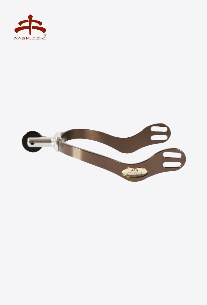 Makebe - Spur with smooth rowel interchangeable kit, Wave Ergospur