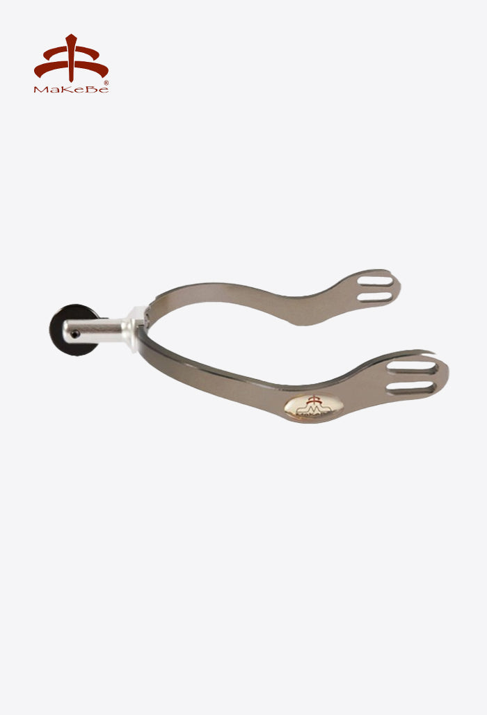 Makebe - Spur with smooth rowel interchangeable kit, Wave Ergospur