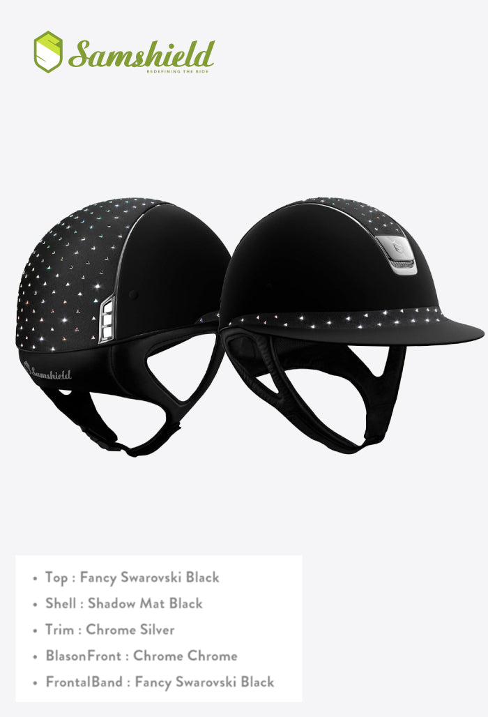 Samshield - Helmet Miss Shield Fancy Swarovski Holographic