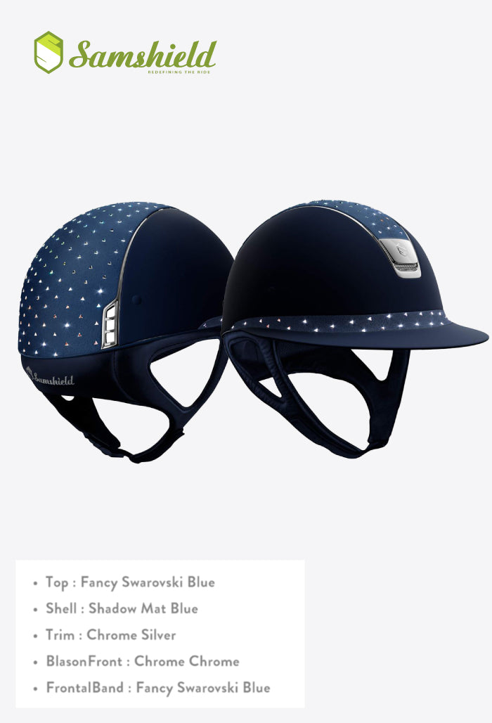 Samshield - Helmet Miss Shield Fancy Swarovski Holographic
