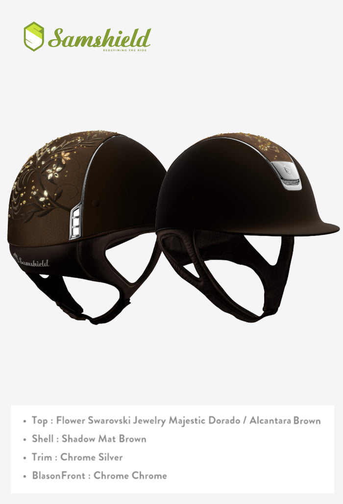 Samshield - Helmet Classic Flower Swarovski Jewelry