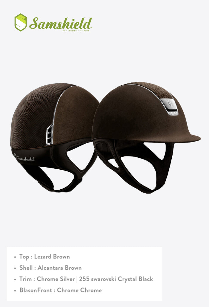 Samshield - Helmet Classic Lizard 255 Swarovski