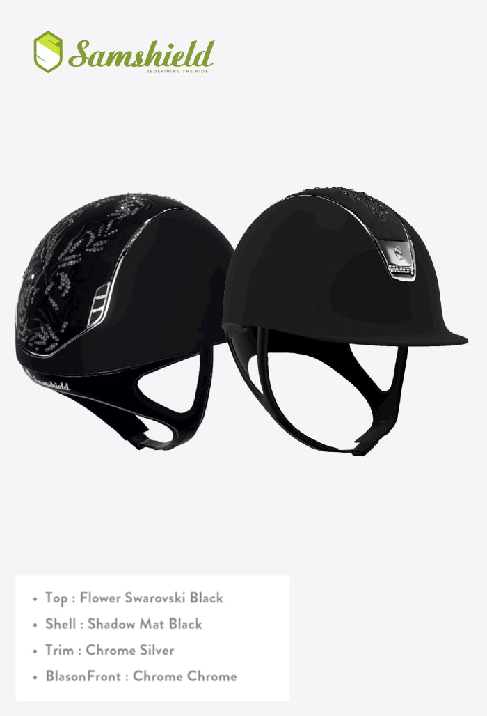 Samshield - Helm Classic Flower Swarovski