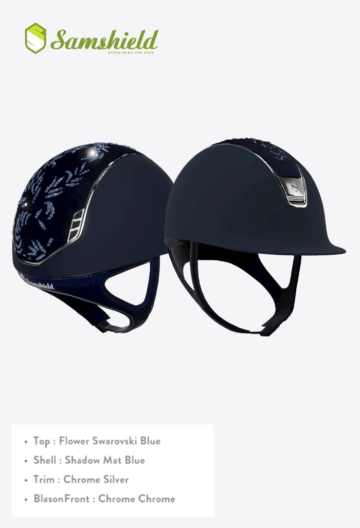 Samshield - Helm Classic Flower Swarovski