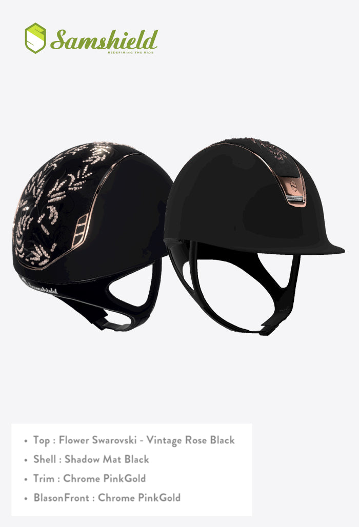 Samshield - Helm Classic Flower Swarovski