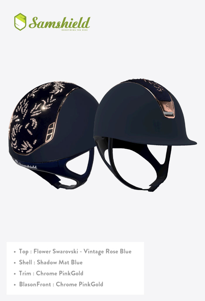 Samshield - Helm Classic Flower Swarovski