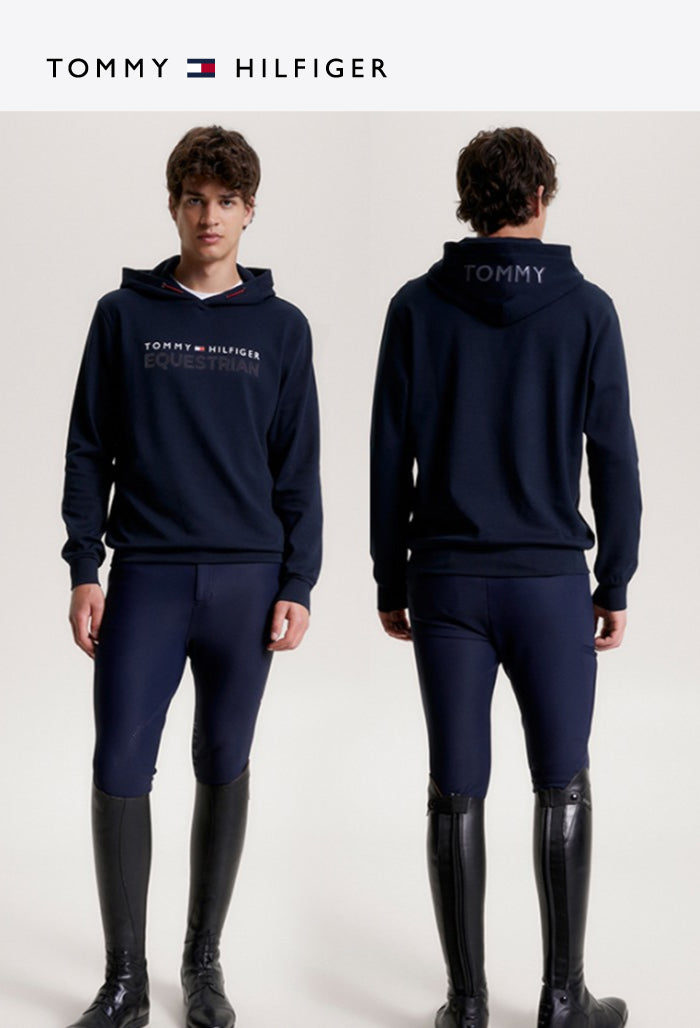 Tommy Hilfiger - Herren Reit-Shirt - LONDON Logo Fleece Hoodie