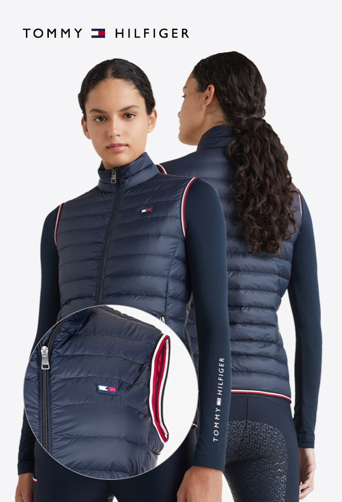 Tommy Hilfiger – Damen-Reitweste – Leichte Re-Down Weste