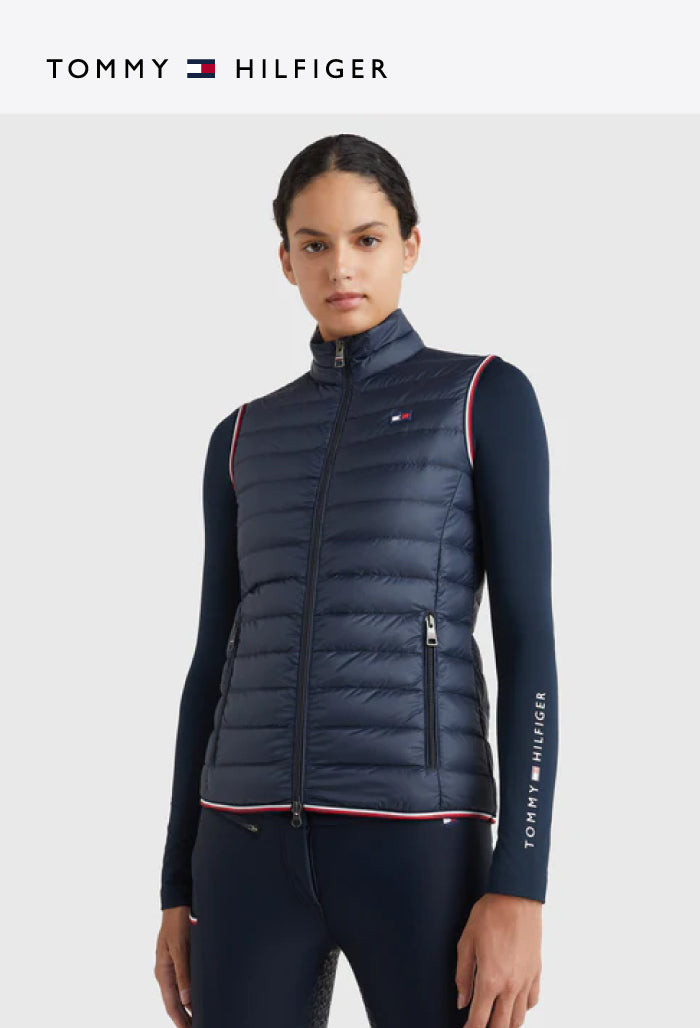 Tommy Hilfiger – Damen-Reitweste – Leichte Re-Down Weste