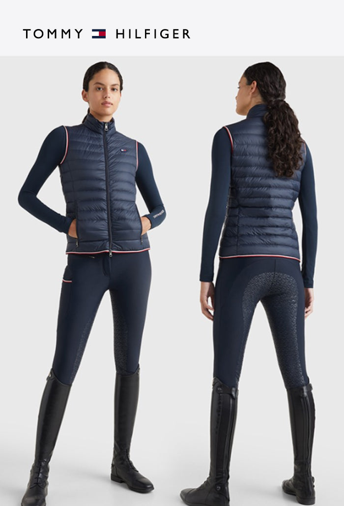 Tommy Hilfiger – Damen-Reitweste – Leichte Re-Down Weste