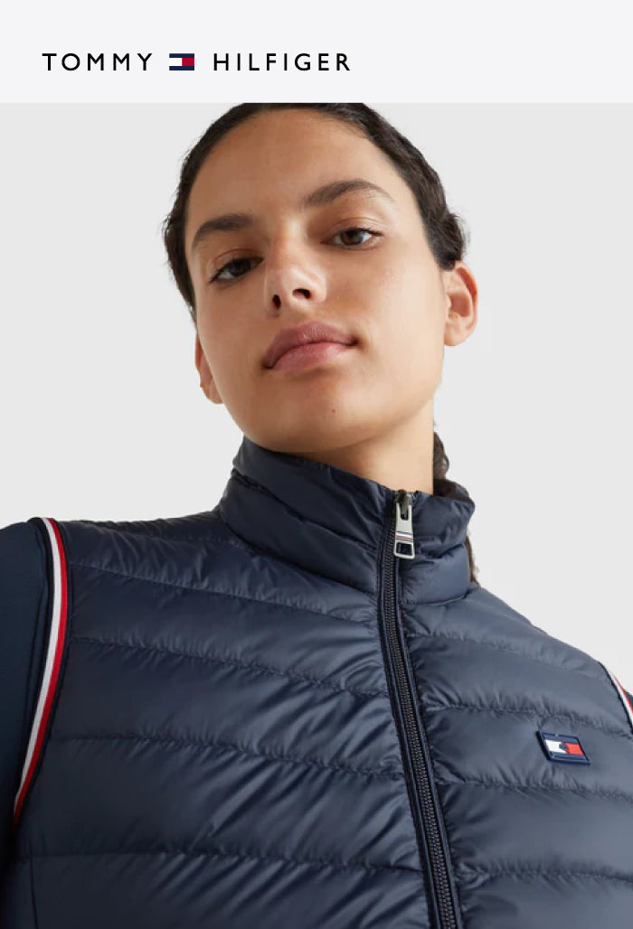 Tommy Hilfiger – Damen-Reitweste – Leichte Re-Down Weste