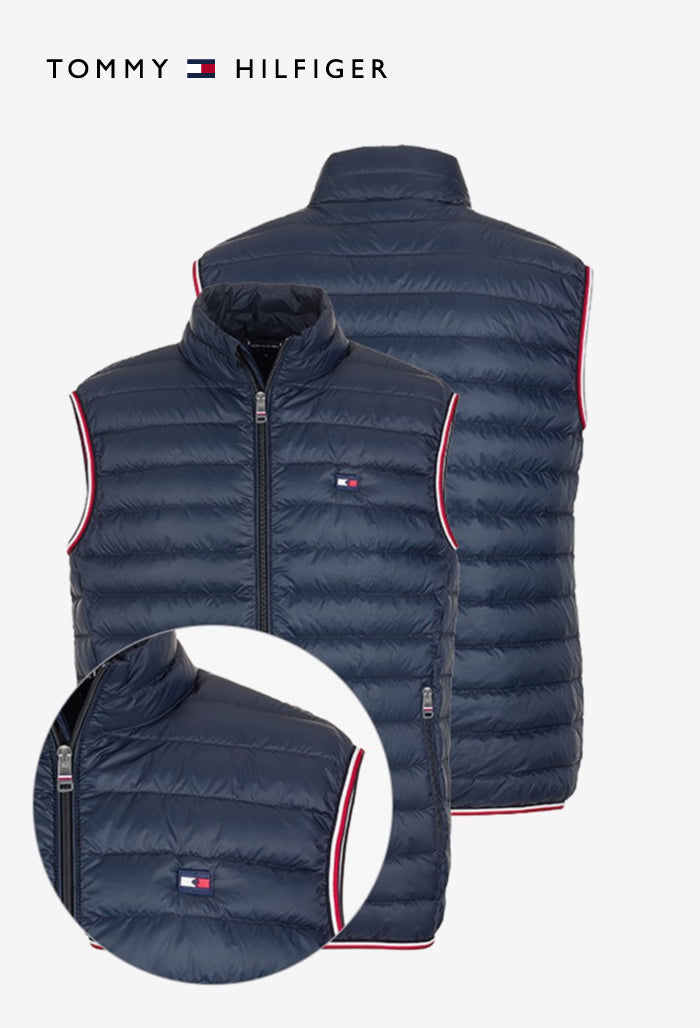 Tommy Hilfiger – Herren-Reitweste – Leichte Re-Down-Weste