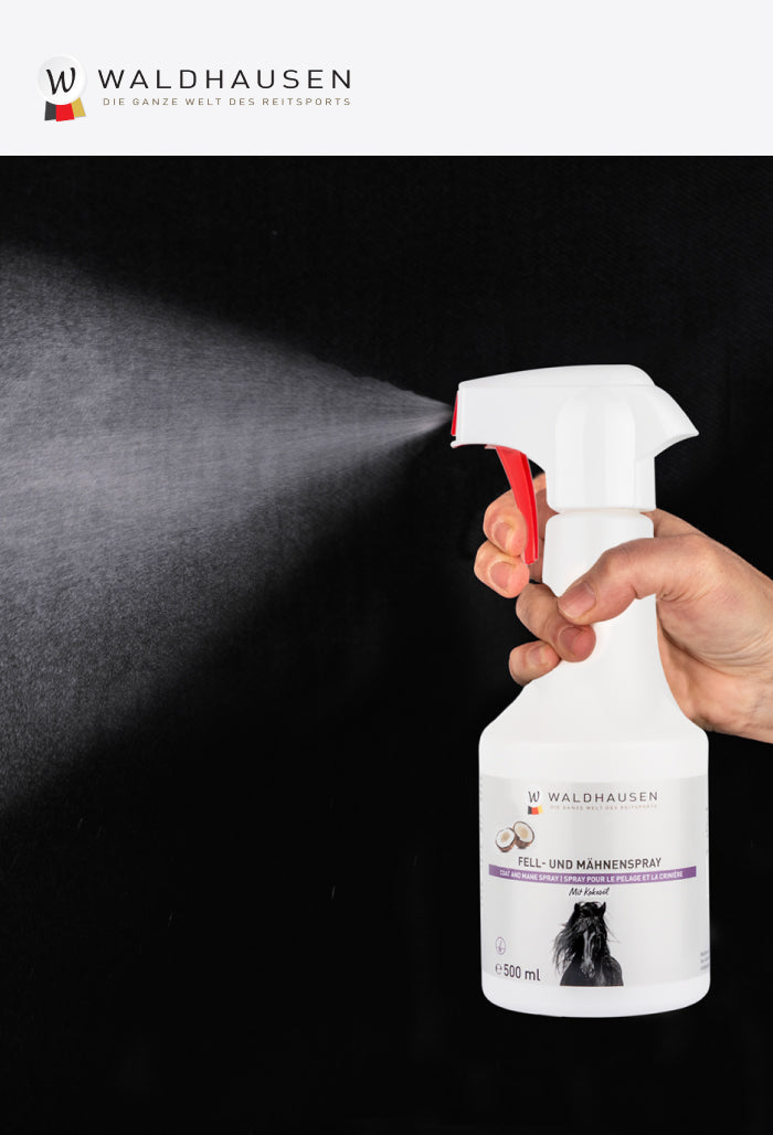 Waldhausen – Fell- und Mähnenspray mit Kokosöl, 500 ml